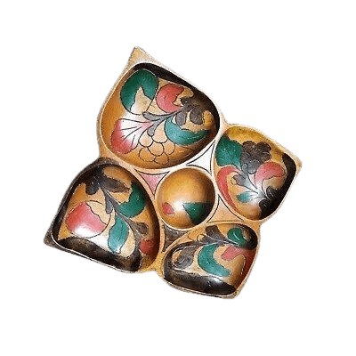 WOOD LEAF SERVING TRAY (DECAL)